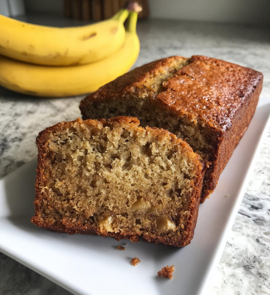 Perfektes klassisches Bananenbrot mit nur 3 Zutaten – unwiderstehlich!