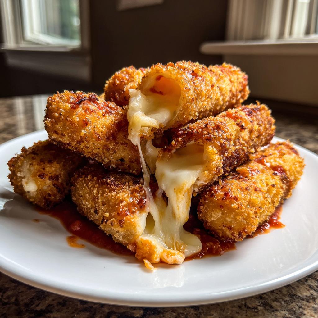 Knusprige Mozzarella Sticks – 15-Minuten Rezept mit Käseexplosion