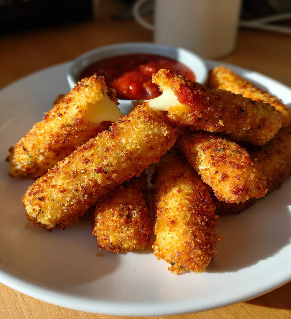 Knusprige Mozzarella Sticks in 25 Minuten – Genuss pur