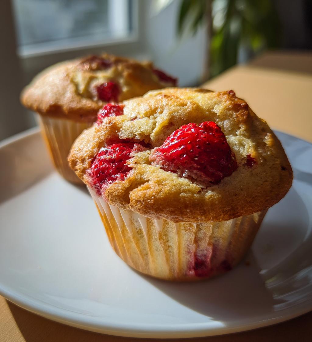 Saftige Erdbeermuffins in nur 40 Minuten – unwiderstehlich!
