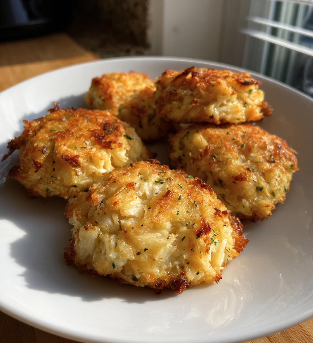 25-Minuten Krabbenkuchen aus der Heißluftfritteuse – himmlisch knusprig!