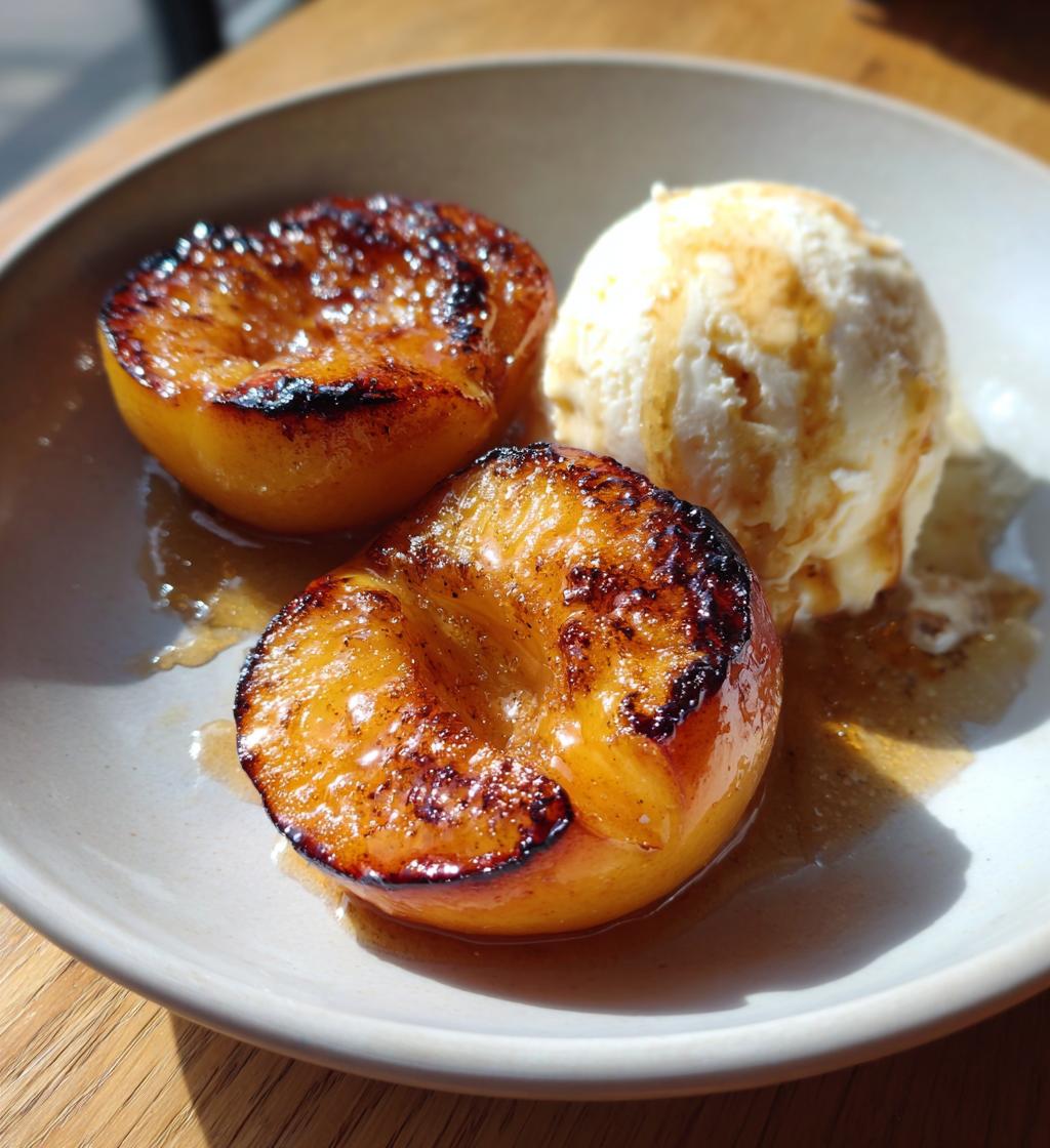 Legendäres Grillen Rezepte Dessert: 15-Minuten-Pfirsich Wunder