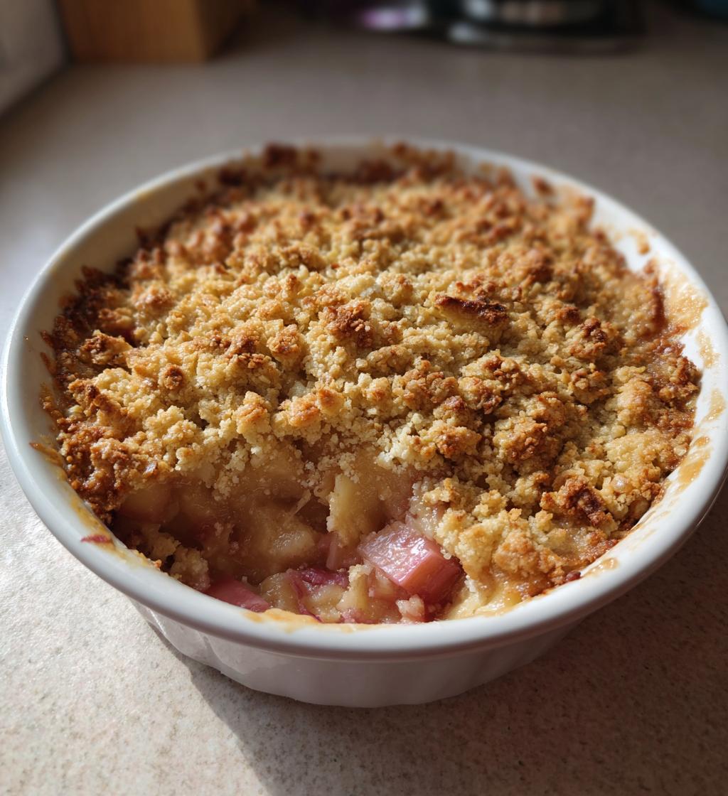 Perfekter Rhabarber Crumble mit 5 geheimen Tricks für Extra-Knusper