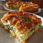 ciasto filo przepisy wytrawne: pyszne nadzienie z serem feta