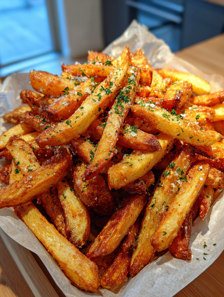 frytki air fryer: perfect golden fries with a crispy finish