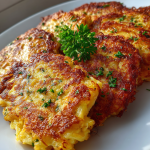 ziemniaki przepisy: Delikatne placki ziemniaczane z cebulą