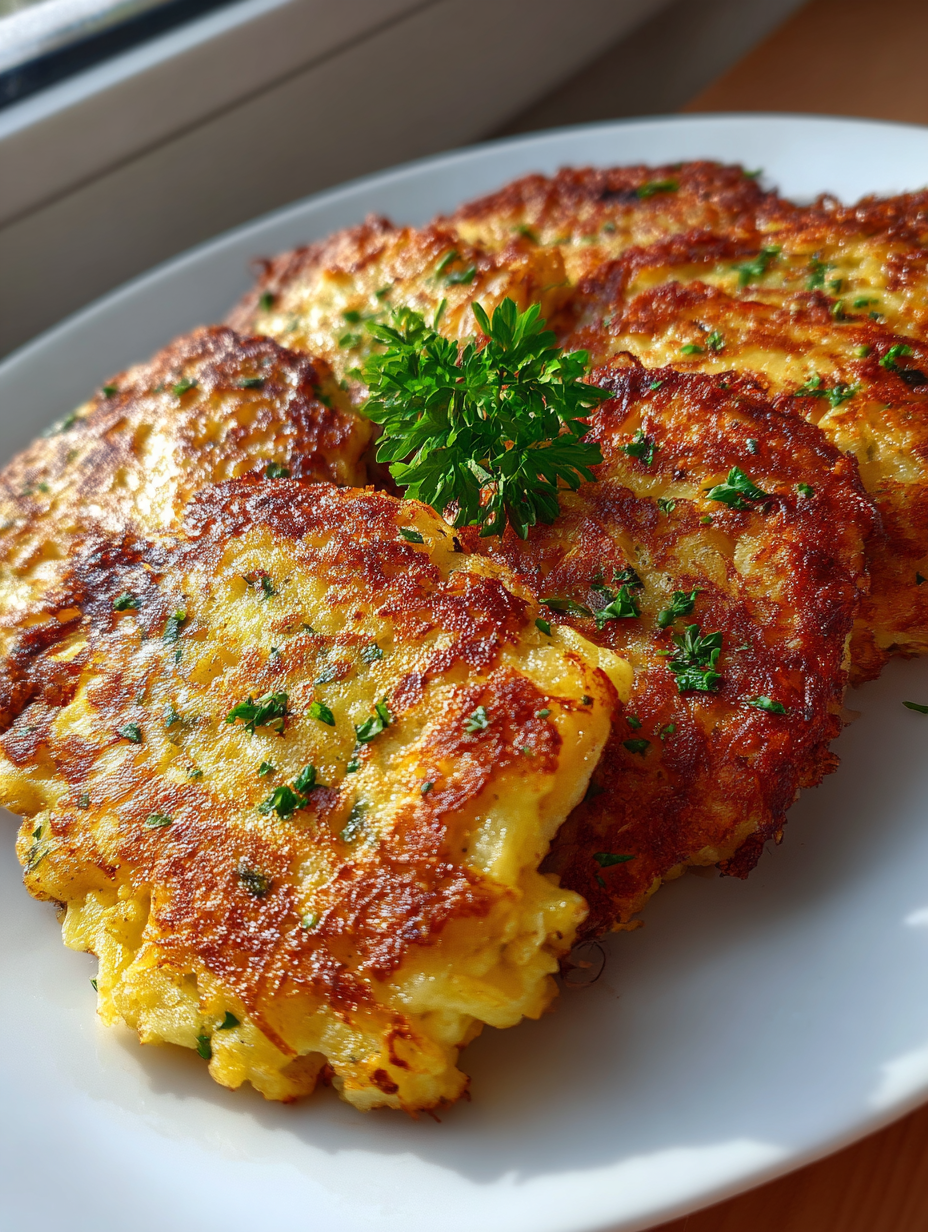 ziemniaki przepisy: Delikatne placki ziemniaczane z cebulą